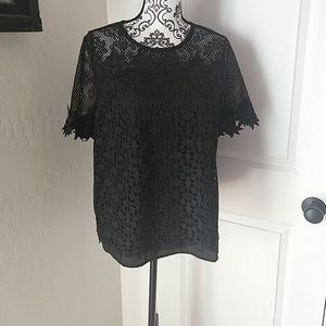 Apricot Large short sleeve blouse